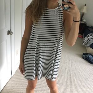 Stripy t shirt dress